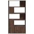 Estantería de madera de ingeniería marrón roble 100x36x189