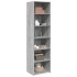 Aparador alto madera de ingeniería gris Sonoma 50x41x185