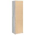 Aparador alto madera de ingeniería gris Sonoma 50x41x185