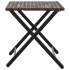 Juego de comedor de jardín plegable 5 piezas ratán PE