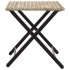 Juego de comedor de jardín plegable 5 piezas ratán PE