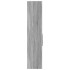 Aparador alto madera de ingeniería gris Sonoma 70x42,5x185