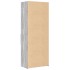 Aparador alto madera de ingeniería gris Sonoma 70x42,5x185