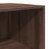Aparador alto madera de ingeniería marrón roble 45x41x185