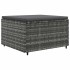 Set de muebles de jardín 5 pzas y cojines ratán sintético