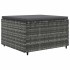 Set de muebles de jardín 6 pzas y cojines ratán sintético