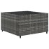 Set de muebles de jardín 5 pzas y cojines ratán sintético