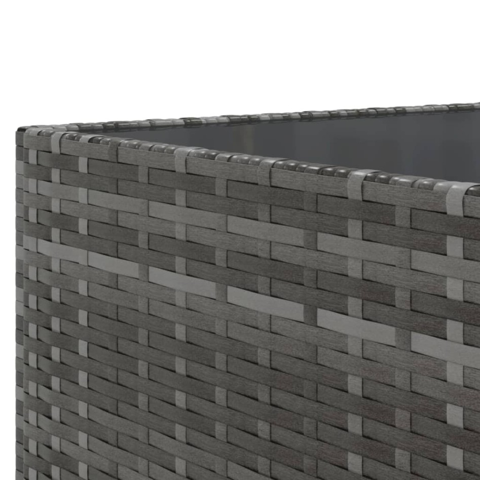 Set de muebles de jardín 5 pzas y cojines ratán sintético