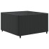 Set muebles de jardín 6 piezas y cojines ratán sintético