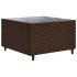 Set muebles de jardín 7 piezas y cojines ratán sintético