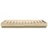Estructura de cama con luces LED roble Sonoma 160x200