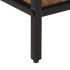 Mesa consola madera maciza de mango rugosa 100x35x70