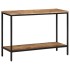 Mesa consola madera maciza de mango rugosa 100x35x70