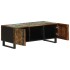 Mesa de centro de madera maciza de acacia 100x55x40