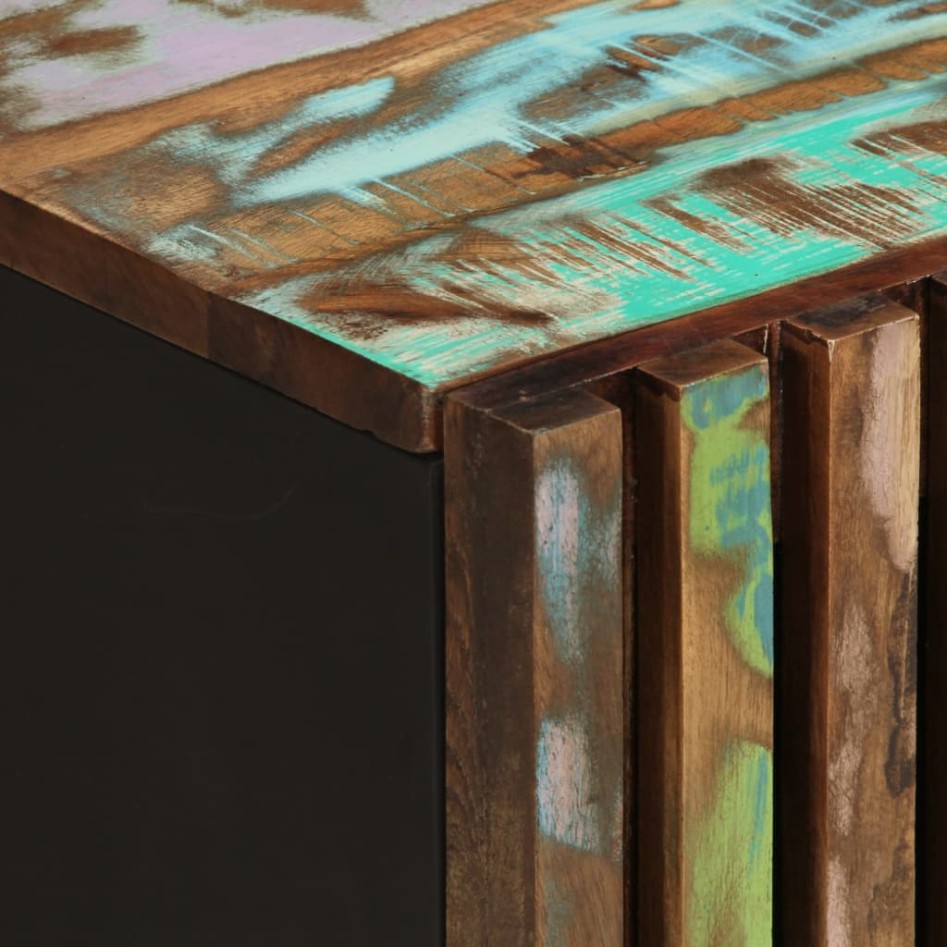 Mesa de centro de madera maciza de acacia 100x55x40