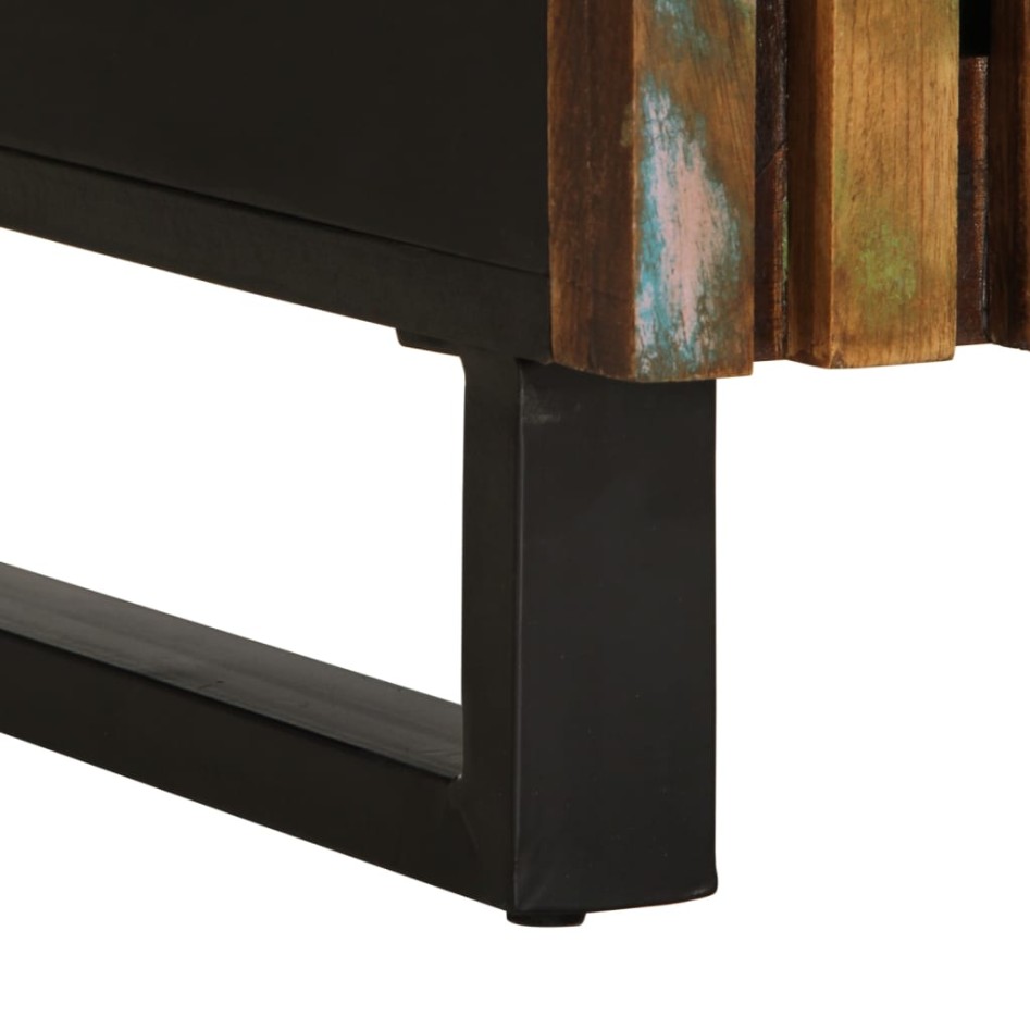 Mesa de centro de madera maciza de acacia 100x55x40