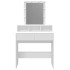 Tocador con luces LED blanco 80x41x144,5