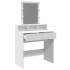Tocador con luces LED blanco 80x41x144,5
