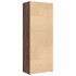 Aparador alto madera de ingeniería marrón roble 70x42,5x185