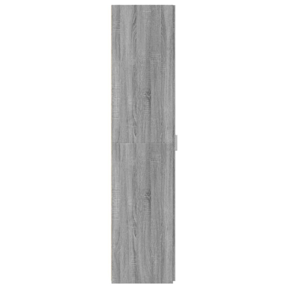 Aparador de madera de ingeniería gris Sonoma 40x42,5x185