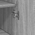 Aparador de madera de ingeniería gris Sonoma 40x42,5x185