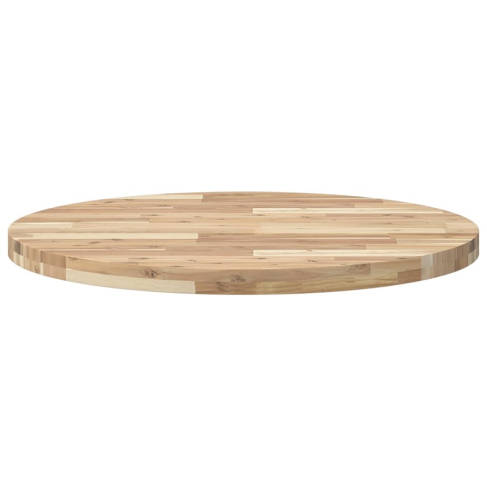 Tablero de mesa redondo madera maciza de acacia Ø80x4