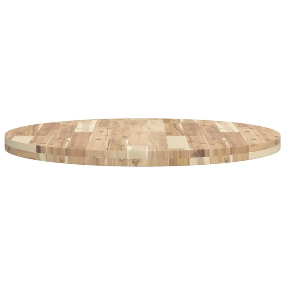 Tablero de mesa redondo madera maciza de acacia Ø80x4