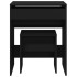 Tocador con taburete negro 60x40x113,5