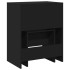 Tocador con taburete negro 60x40x113,5