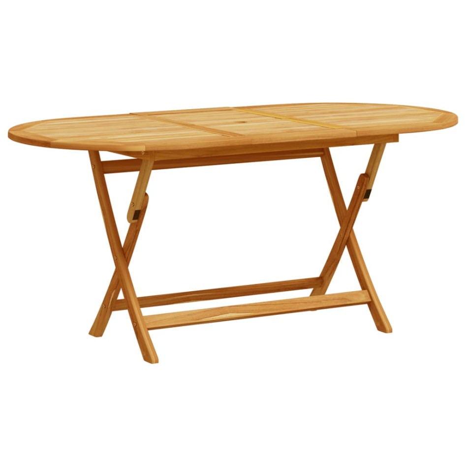 Juego comedor de jardín 7 pzas madera maciza acacia y