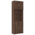 Aparador alto madera de ingeniería marrón roble 80x42,5x249