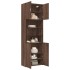 Aparador alto madera de ingeniería marrón roble 80x42,5x249