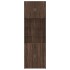 Aparador alto madera de ingeniería marrón roble 80x42,5x249