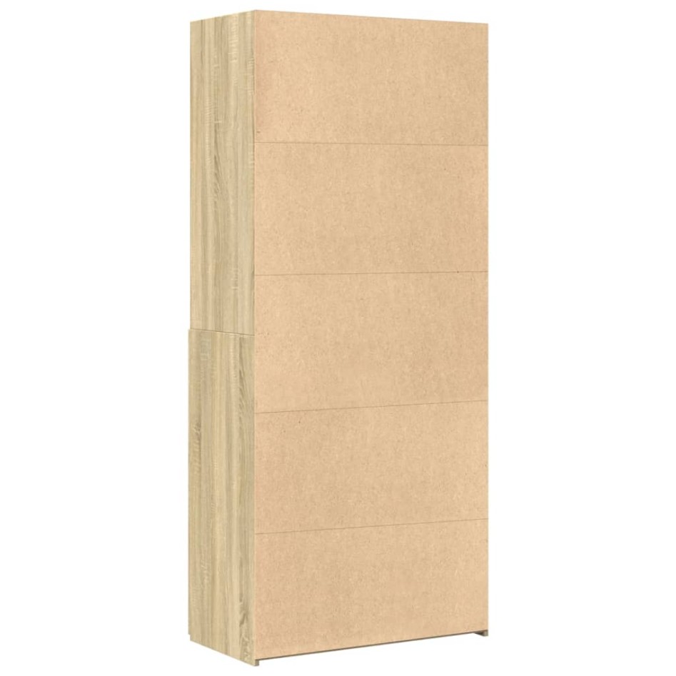 Aparador de madera de ingeniería roble Sonoma 80x42,5x185