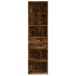 Aparador de madera de ingeniería roble ahumado 50x42,5x185