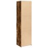 Aparador de madera de ingeniería roble ahumado 50x42,5x185