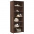 Aparador alto madera contrachapada marrón roble 70x41x185
