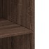 Aparador alto madera contrachapada marrón roble 70x41x185