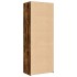 Aparador alto madera de ingeniería roble ahumado 70x41x185