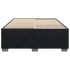 Estructura de cama sin colchón terciopelo negro 140x190