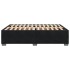 Estructura de cama sin colchón terciopelo negro 140x190