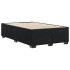 Estructura de cama sin colchón terciopelo negro 120x200