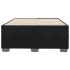 Estructura de cama sin colchón terciopelo negro 120x200