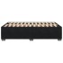 Estructura de cama sin colchón terciopelo negro 120x200