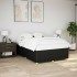 Cama sin colchón tela negro 140x190