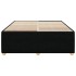 Cama sin colchón tela negro 140x190