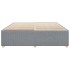 Cama sin colchón tela gris claro 180x200