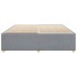 Cama sin colchón tela gris claro 200x200
