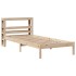 Estructura de cama sin colchón madera maciza de pino 100x200