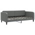 Sofá cama nido con cajones tela gris oscuro 90x190